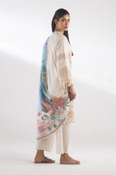 Stitched Luxury Lawn Suit
